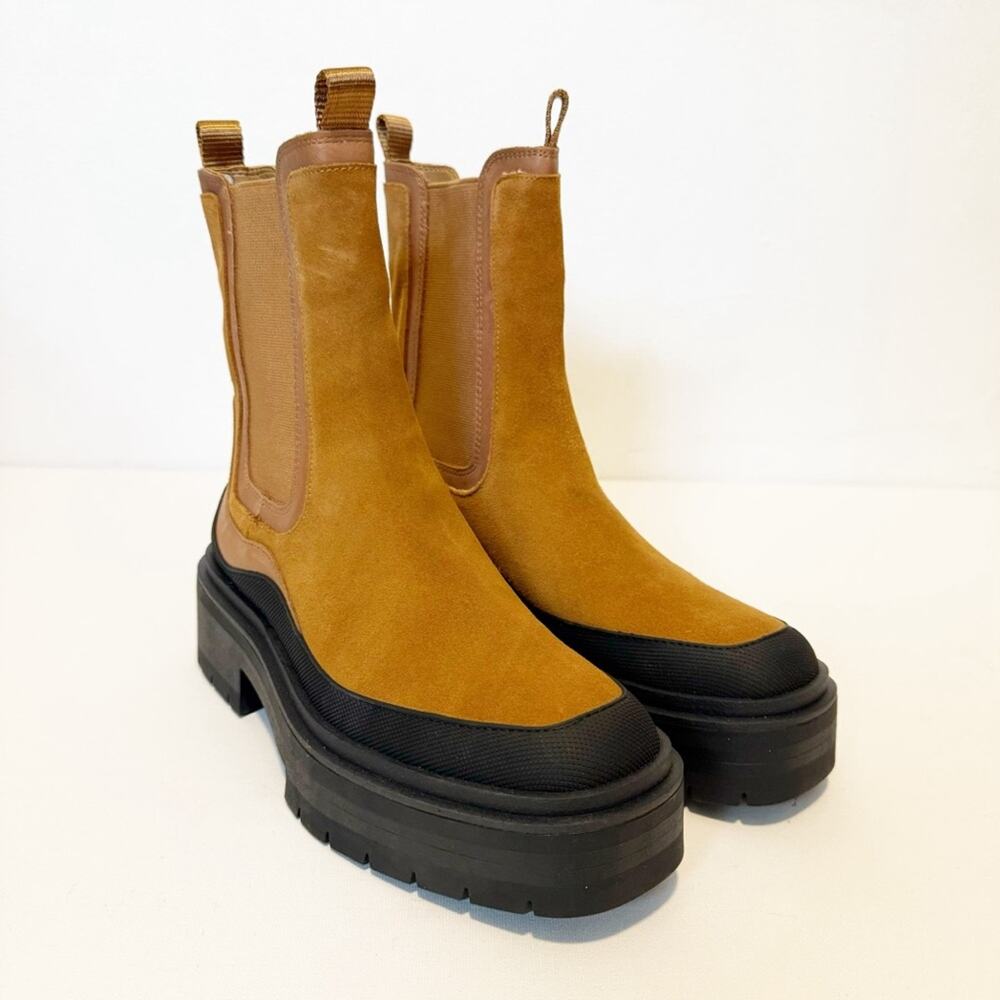 Sam Edelman Lulia Chunky Heel Pull On Ankle Boots